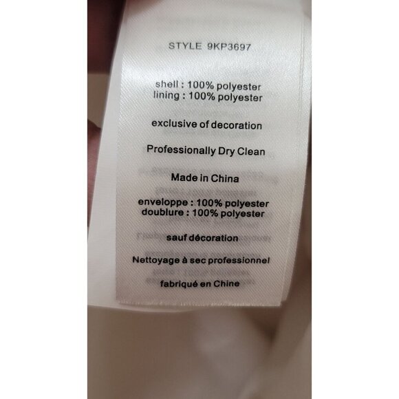 Galina plus size wedding dress Halter Neck  With Bow Back & Polka Dot Texture Si - Picture 9 of 14